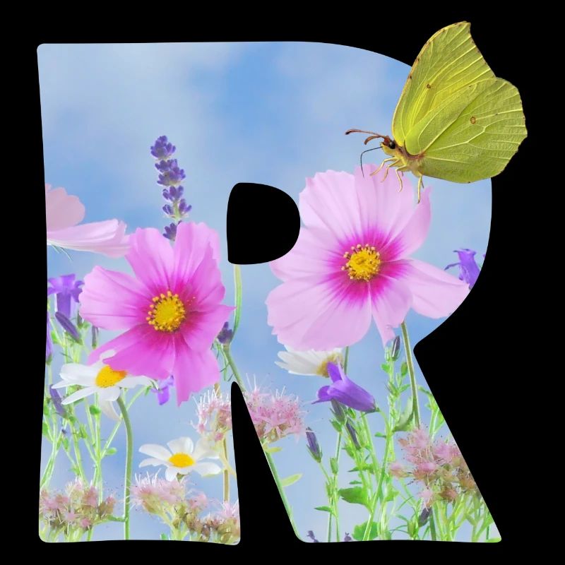 spring flowers butterfly r