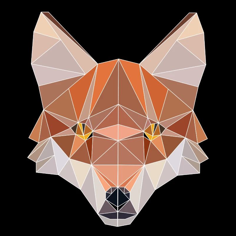 Tshirt polygonal Design Symmetrical Triangular