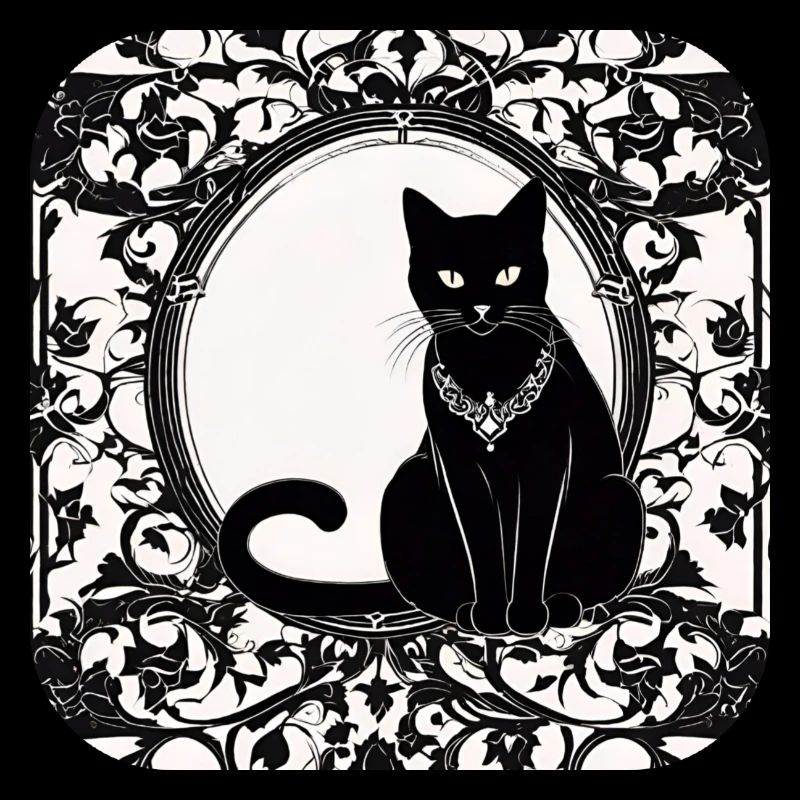 Mystical Black Cat