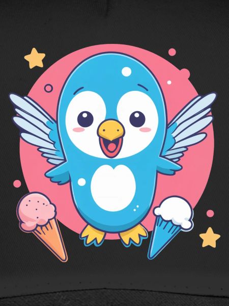 Vogel liebt Eis