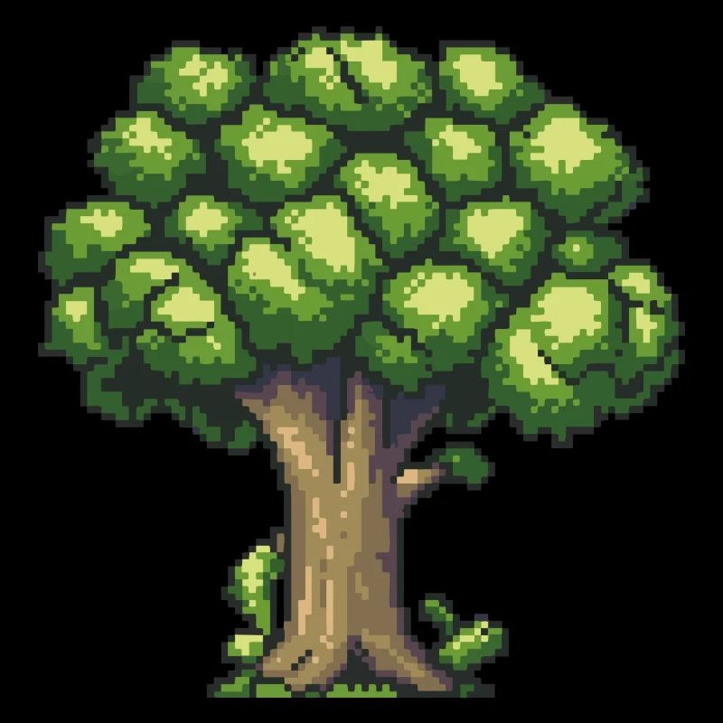 Broccoli Pixel Icon
