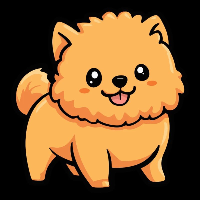 Chow Chow Dog Comic Cute