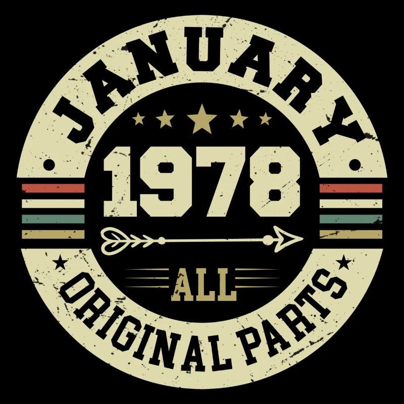 Janvier 1978 - Anniversaire en janvier 1978