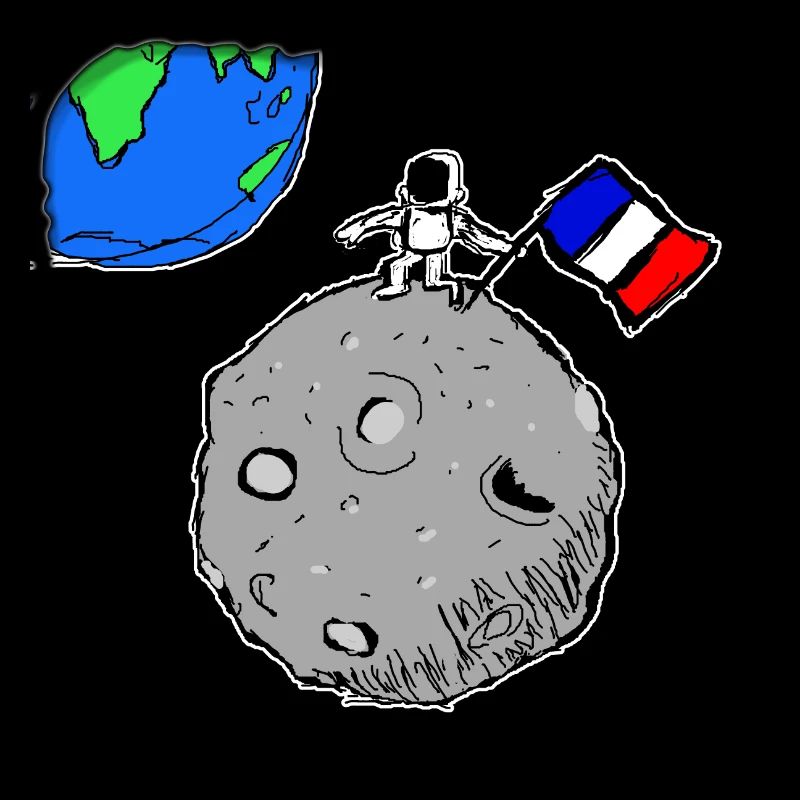 ASTRONAUTE LUNE