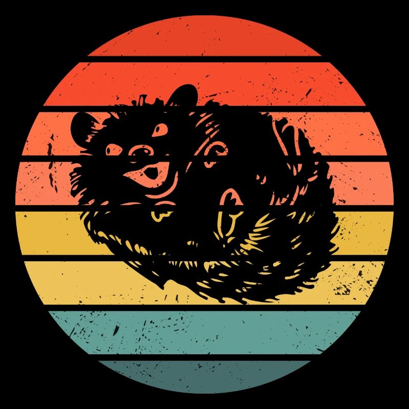 Hedgie Retro Sunset Hérisson