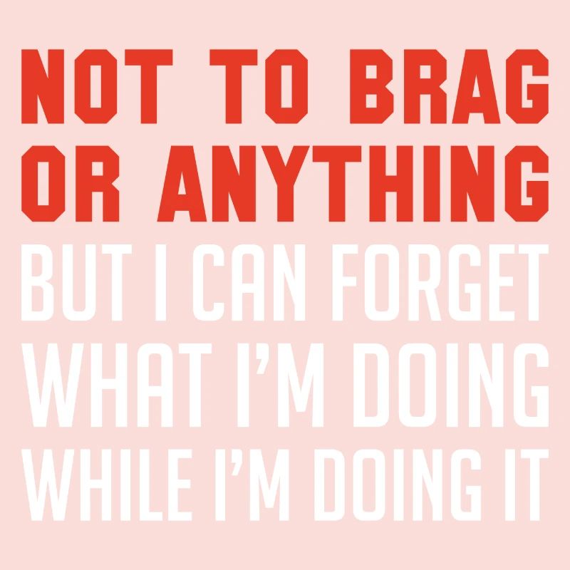 Nicht zu prahlen oder irgendetwas