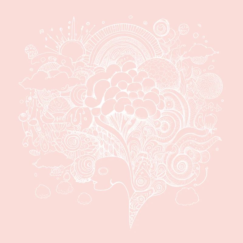 Psychedelic artwork with trippy patterns