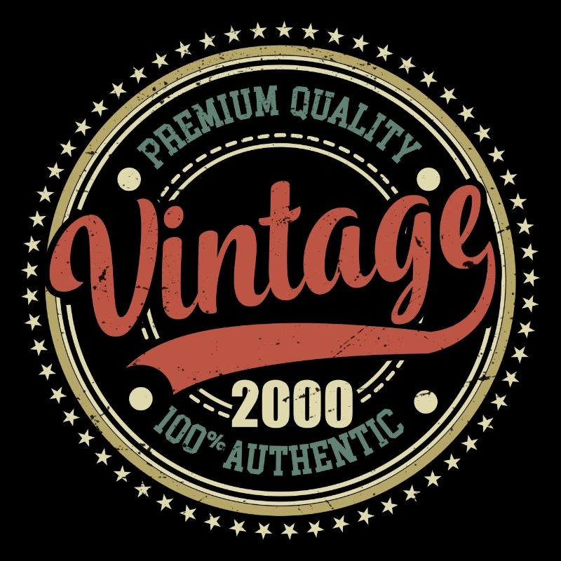 Vintage 2000 Retro Anniversary 2000