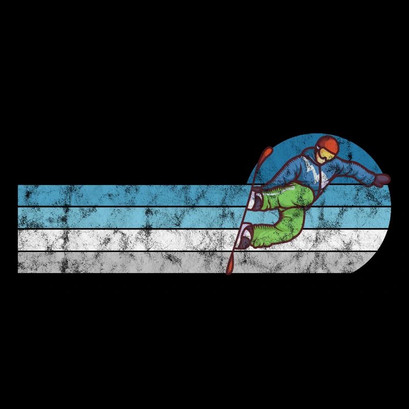 Snowboard Snowboarder Snowboard Retro Gift