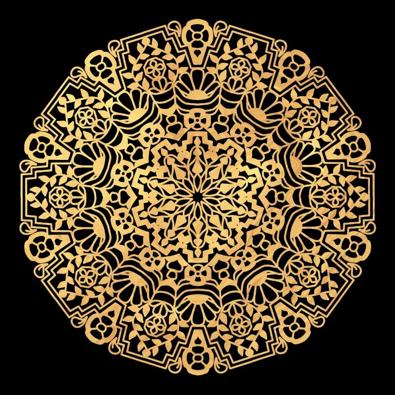 Mandala Mexico gold