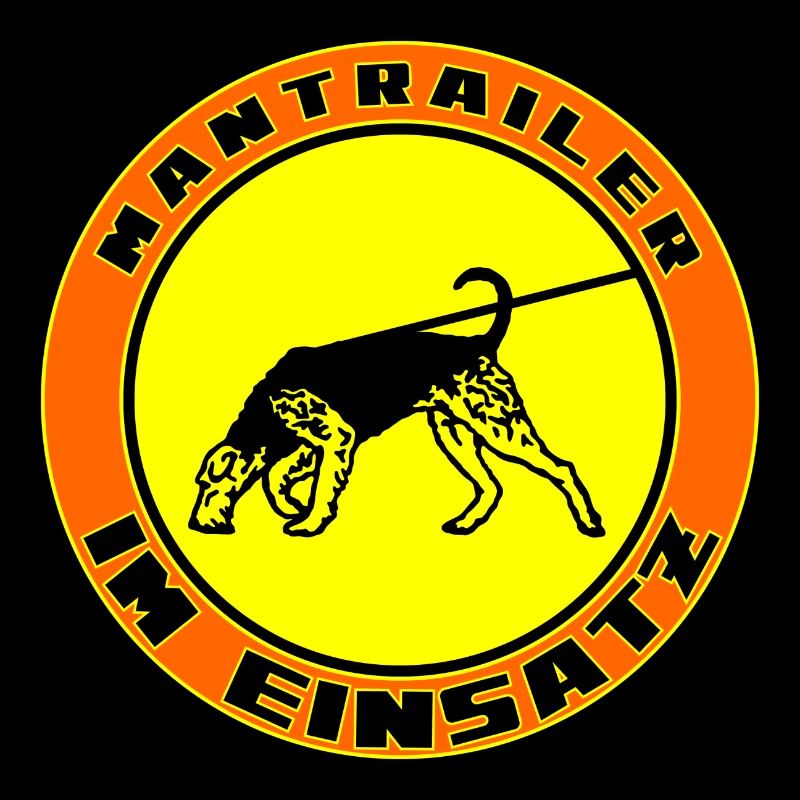 Mantrailer im Einsatz Airedale Terrier