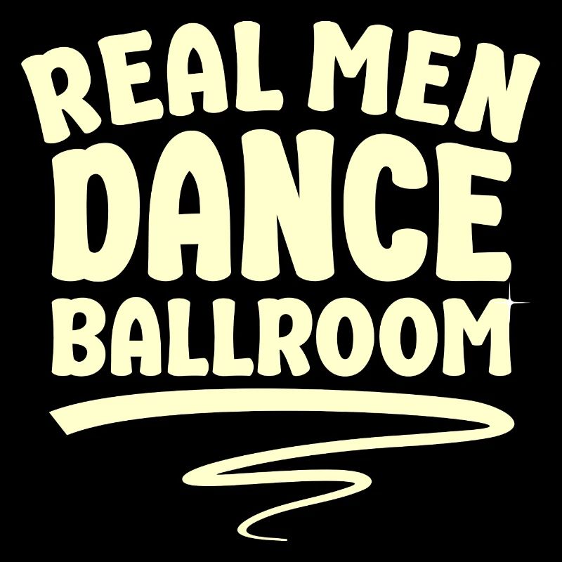 Real Men Dancing Partner Dance Couple Dance