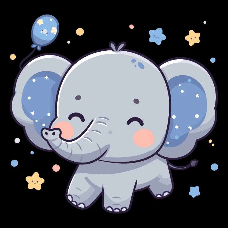 ELEFANT TIER BABY NIEDLICH KLEIN KIND GESCHENKIDEE
