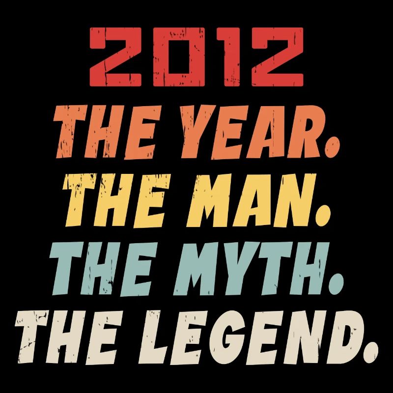 2012 Geburtstagsgeschenk, die Legenden geboren 2012