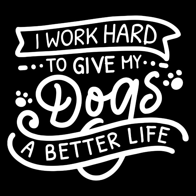 Ich arbeite harte Hunde