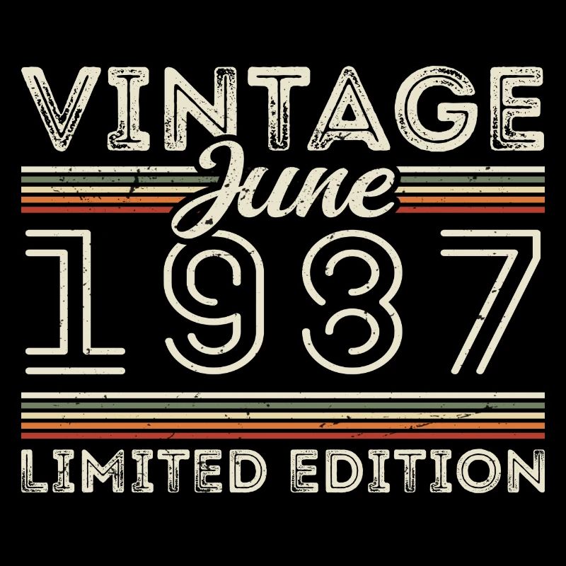 June 1987 June Birthday Present June 1987
