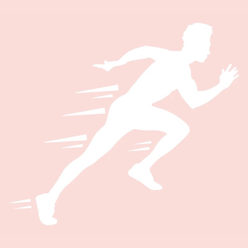 silhouette en cours d'exécution marathon