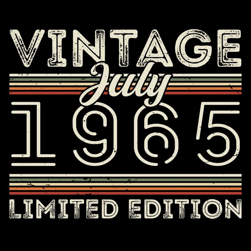 Juli 1965 Juli Geburtstagsgeschenk Juli 1965