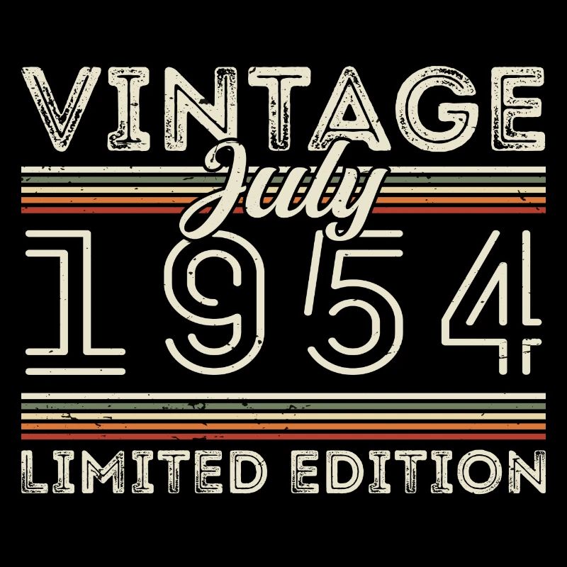 Juli 1954 Juli Geburtstagsgeschenk Juli 1954