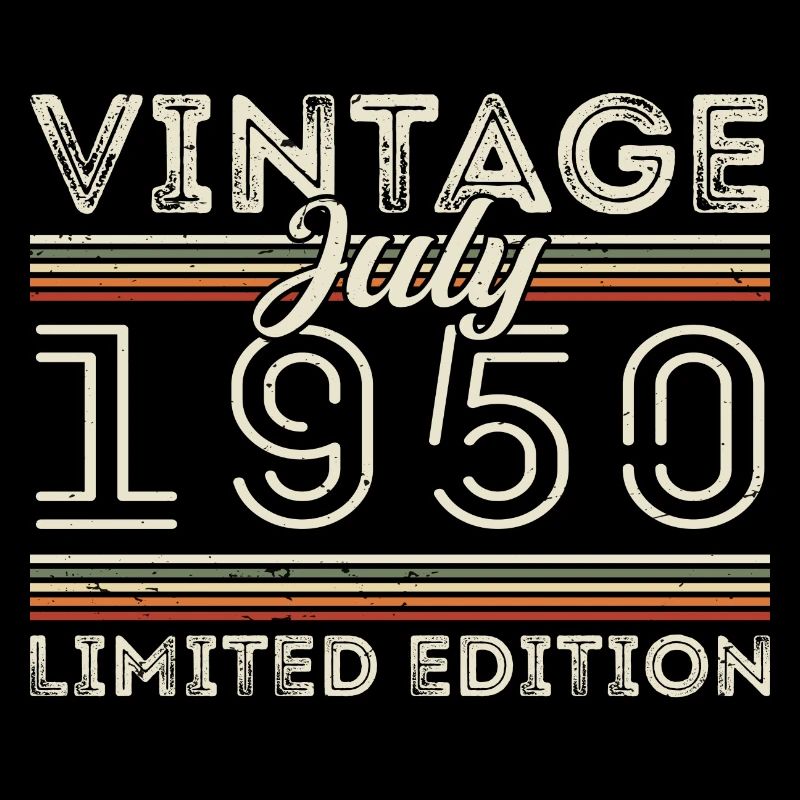 Juli 1950 Juli Geburtstagsgeschenk Juli 1950