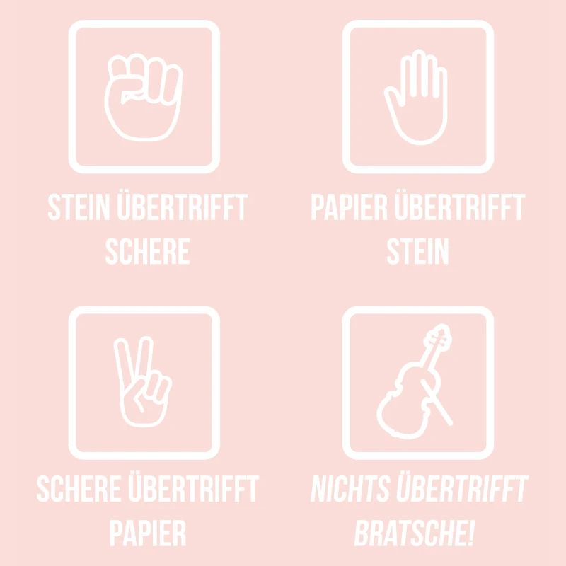 Schere - Stein - Papier Nichts übertrifft Bratsche