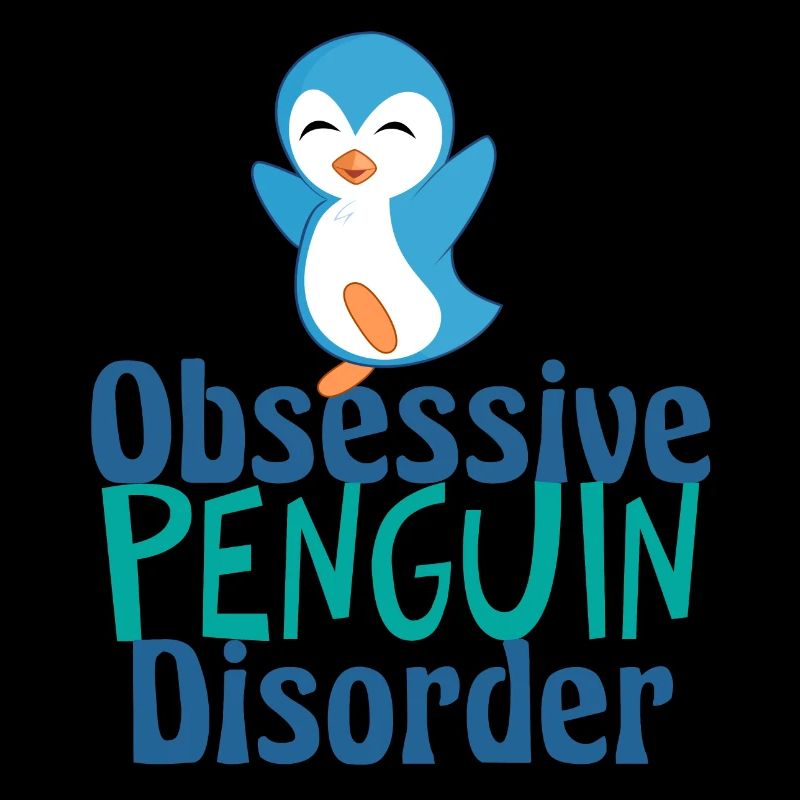 Nette obsessive Pinguin-Störung