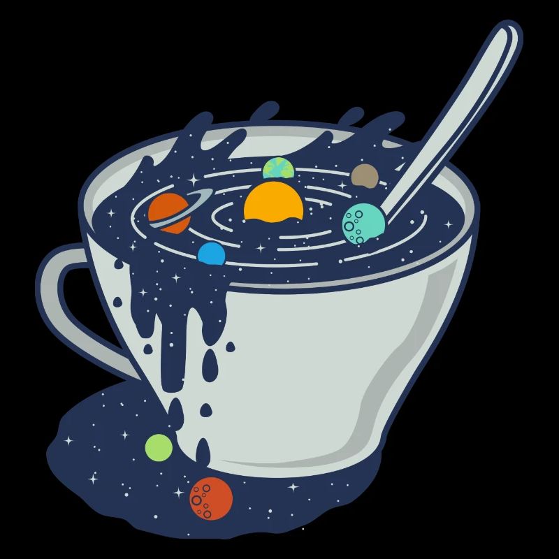 Galaxy Mug / Planeten Sonnensystem Geschenkidee