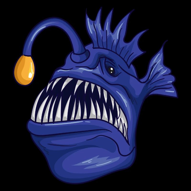 Creepy anglerfish