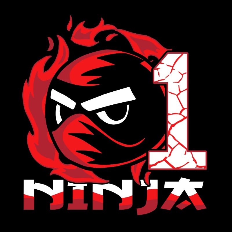 Kinder Ninja 1. Geburtstag Junge 1 Jahr alt