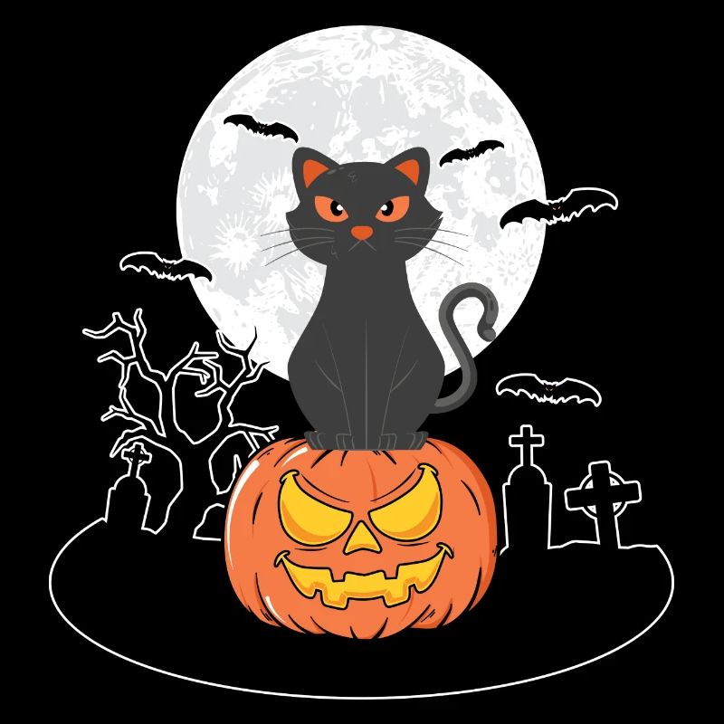 Halloween Cat Pumpkin