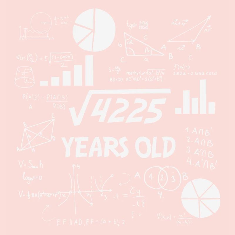 Square Root of 4225 | 65 Birthday Math 65 Years