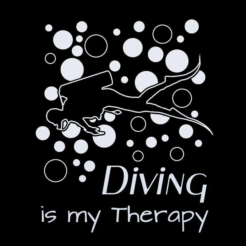 diving is my therapy