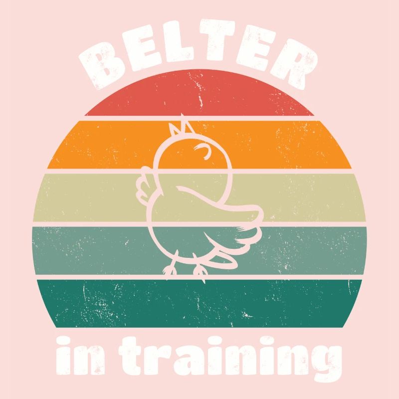 Belter in training - retro distressed