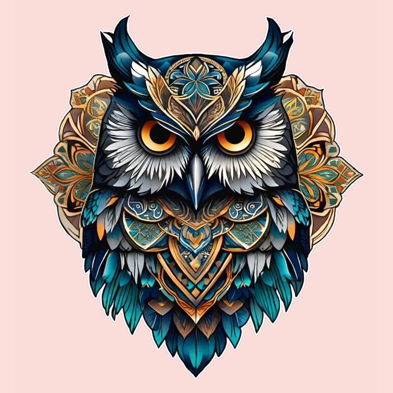 Coole Steampunk Eule