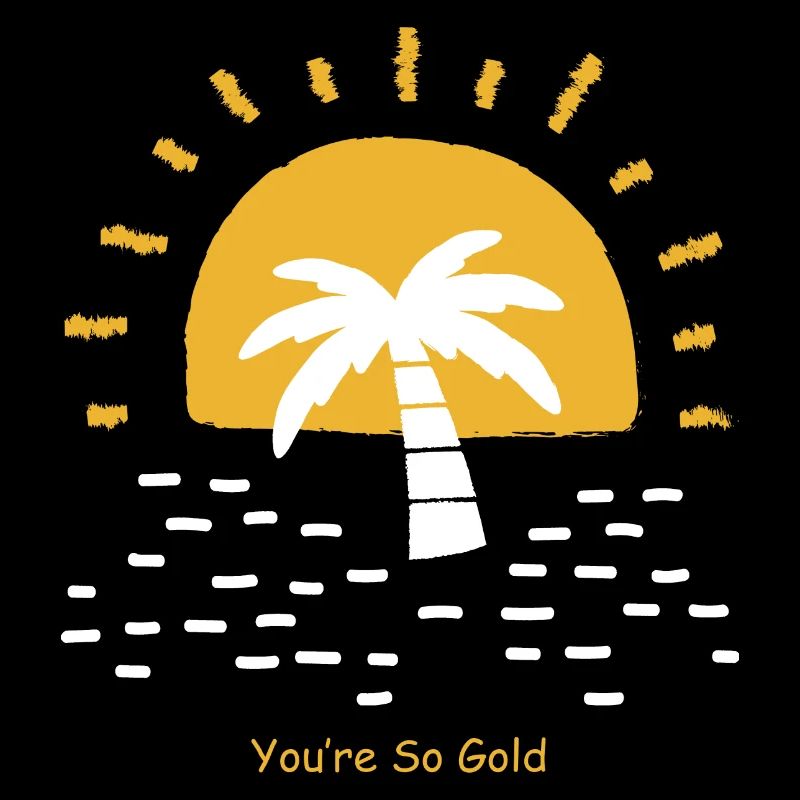 Tu es tellement graphique du désert de soleil doré