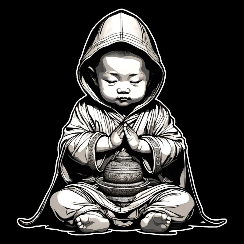 Mignon bébé Bouddha
