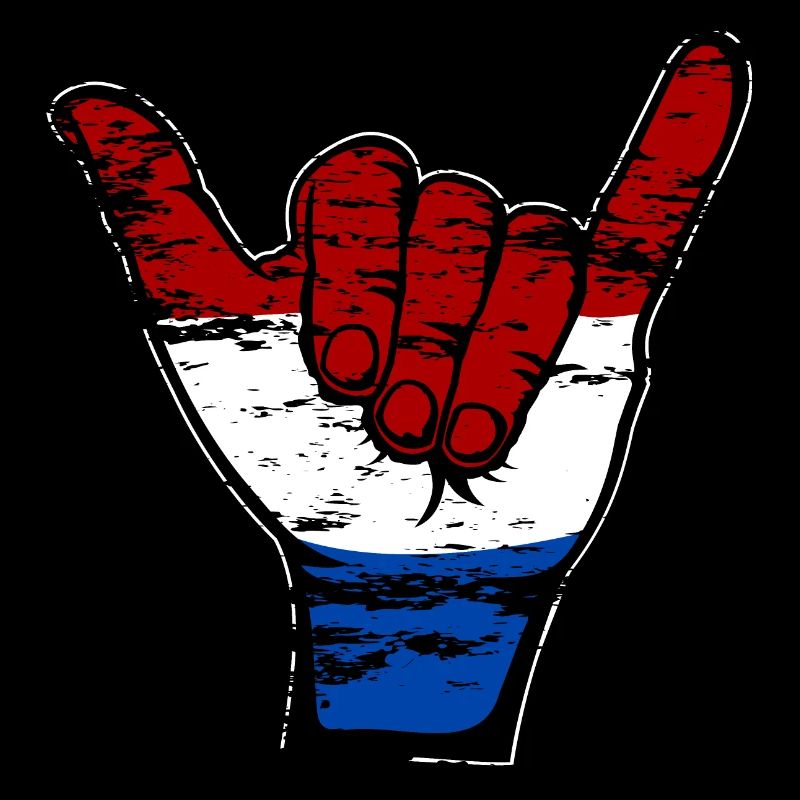 Drapeau de la Hollande Symbole de surf utilisé