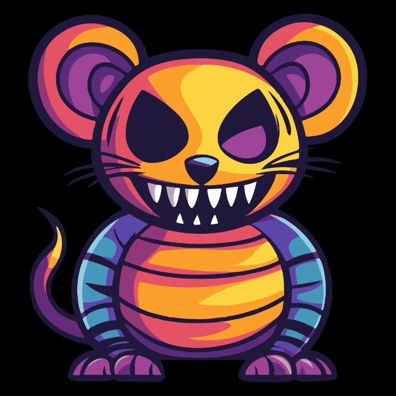 Maus Halloween Comic Lustig