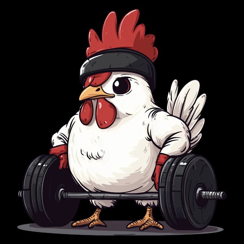 Deadlifting chicken