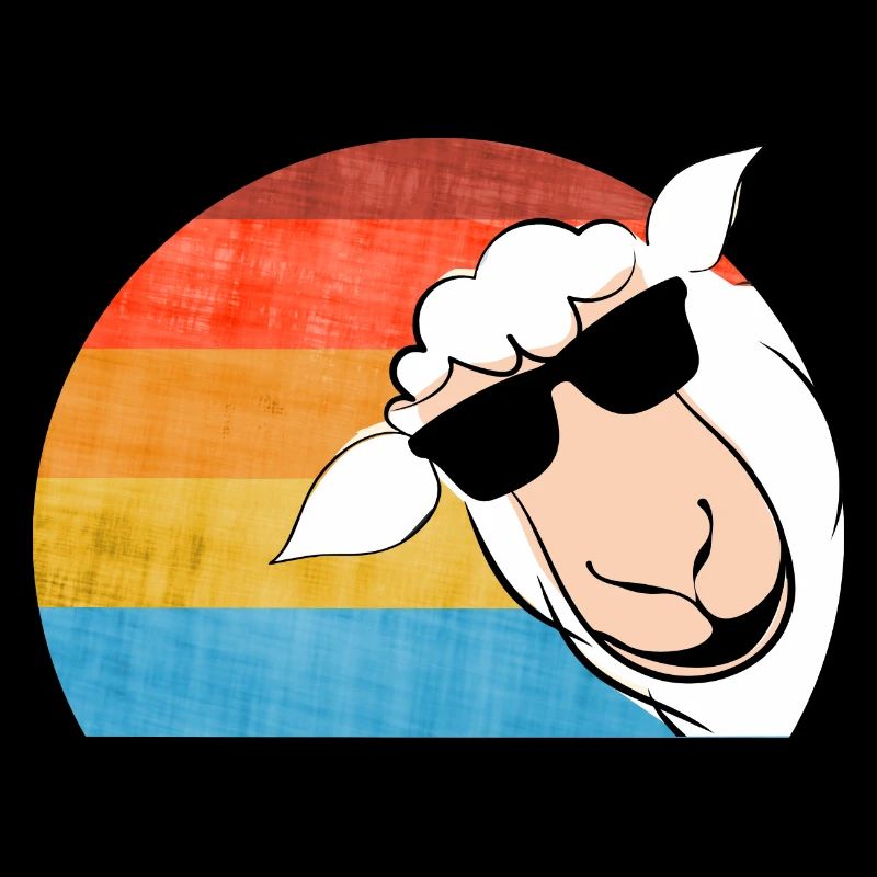 Schaf mit Sonnenbrille