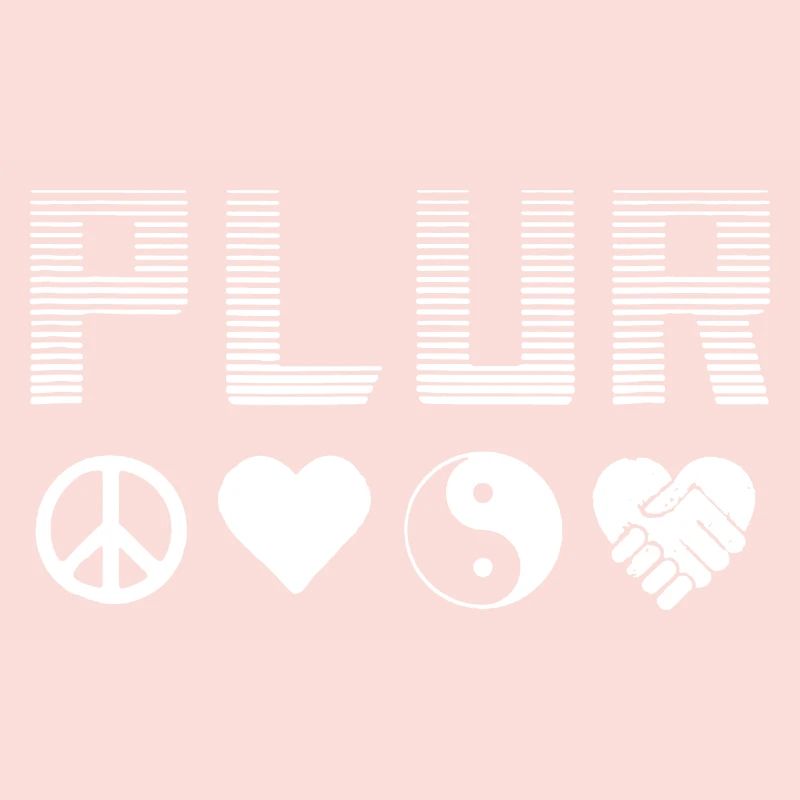 Ensemble de marqueur Peace Love Unity Plur PLUR