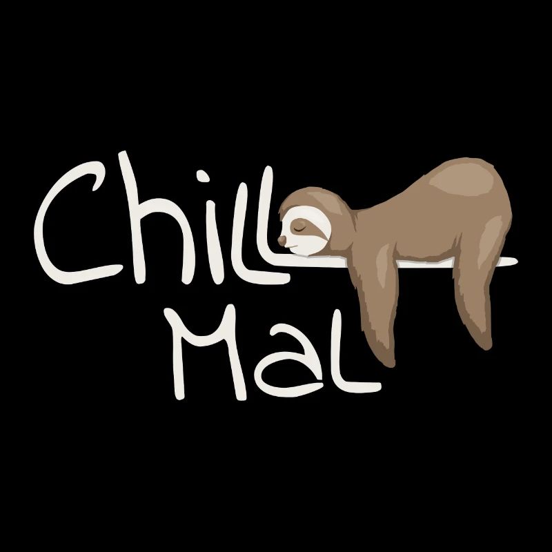 Chill Time Sloth Cool Cadeau décontracté et cool