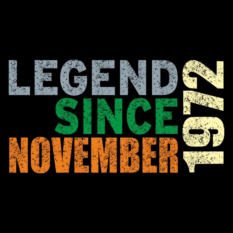 Geburtstag Legend since November 1972