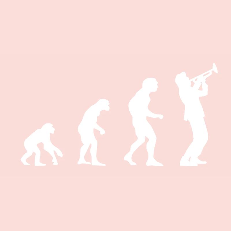 Evolution du singe au trompettiste