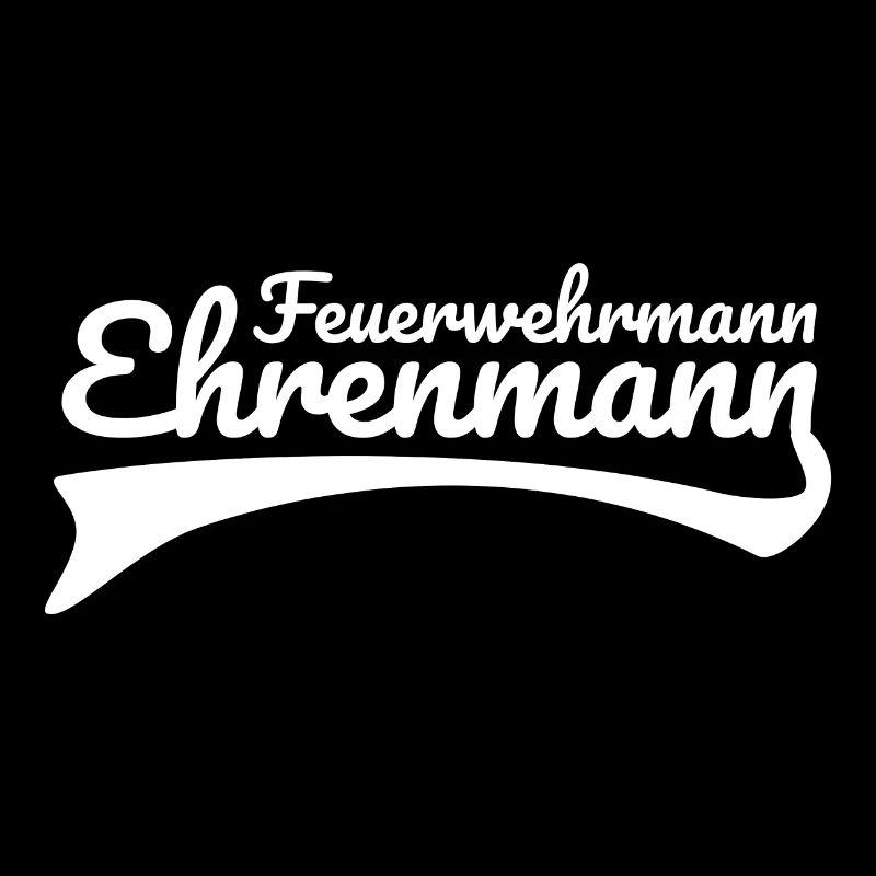 Pompier = Ehrenmann ONE blanc