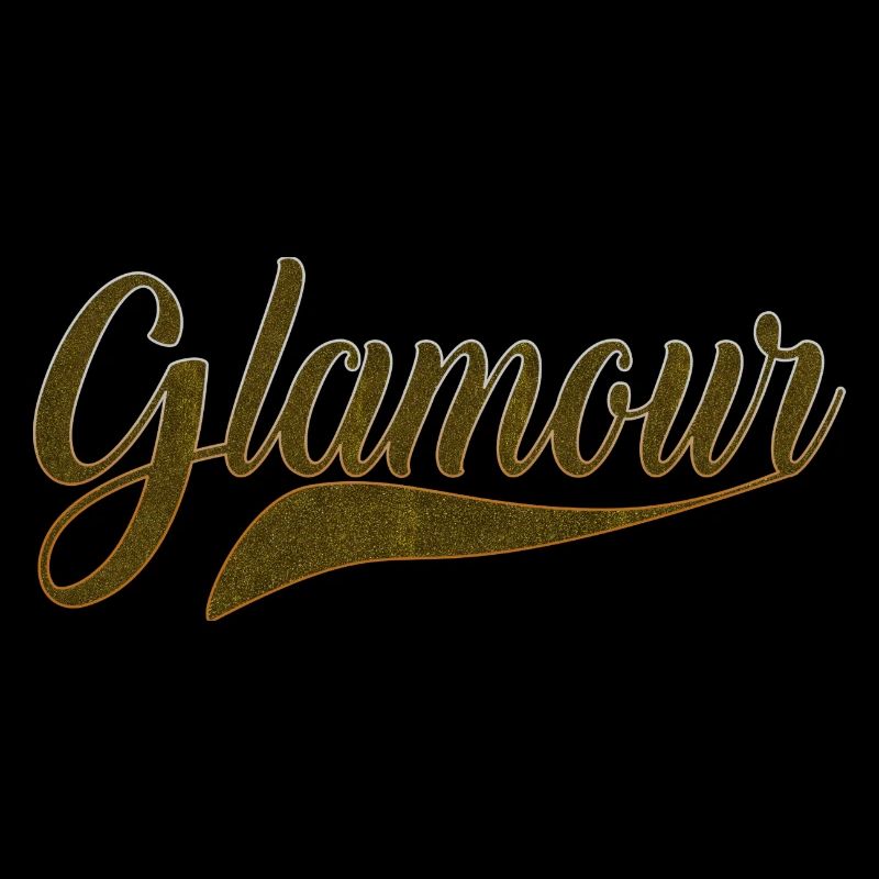 Glitzer Glamour Geschenk Idee Spruch