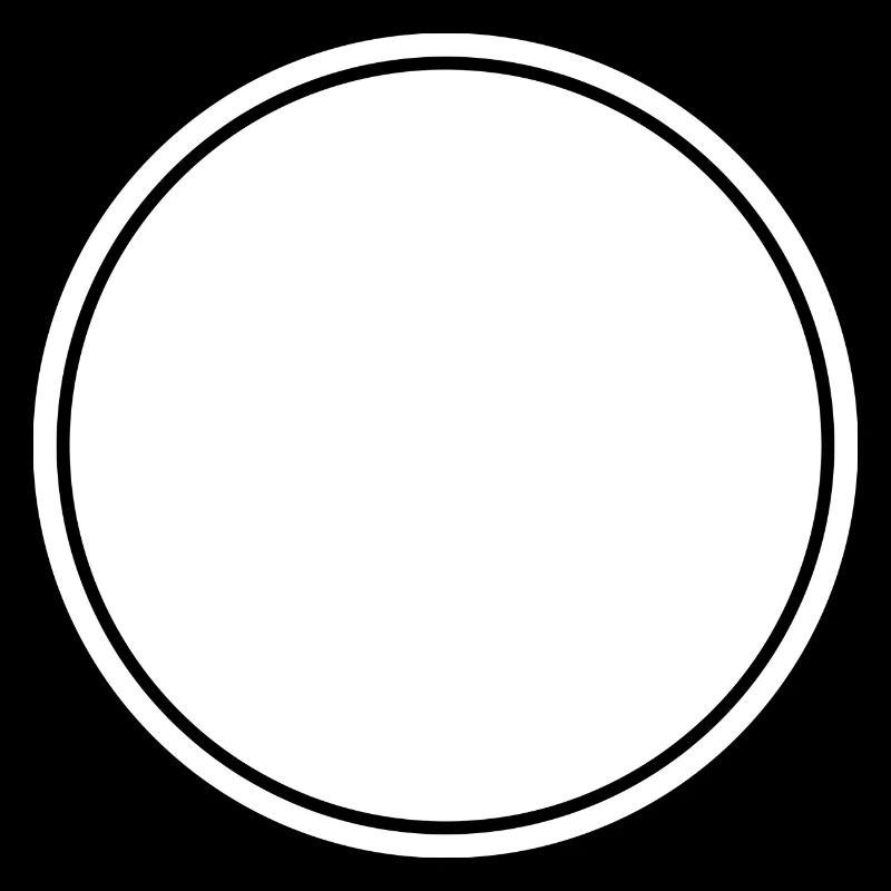 Cercle blanc auto-conception