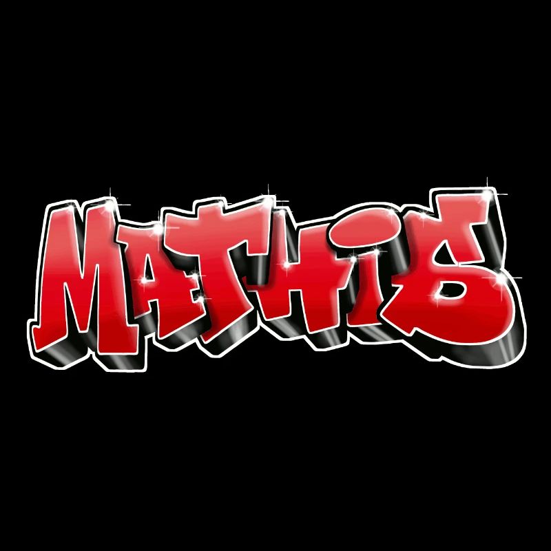 Mathis Graffiti Rouge