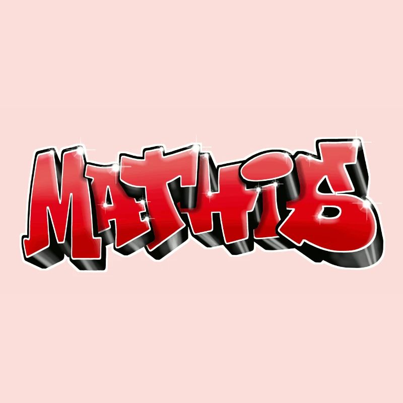 Mathis Graffiti Red