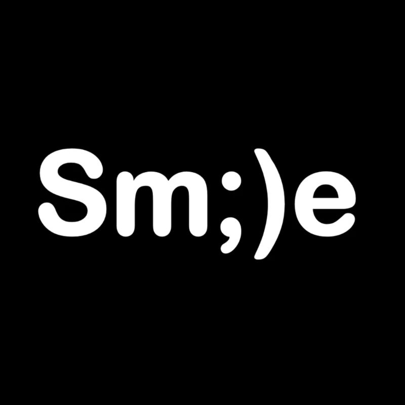 smile face logo creative;)